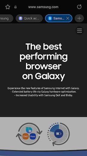 Samsung Internet Browser Beta screenshot 2