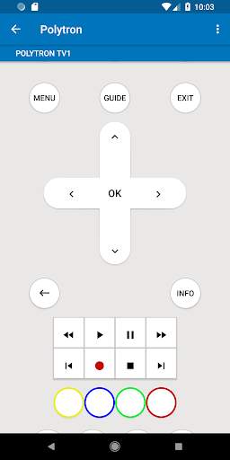 TV Remote Polytron 5 تصوير الشاشة
