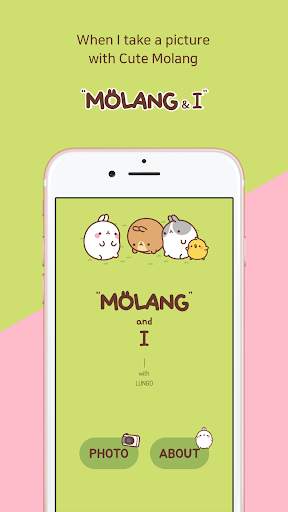 Molang&I - 3D Sticker Photo screenshot 1