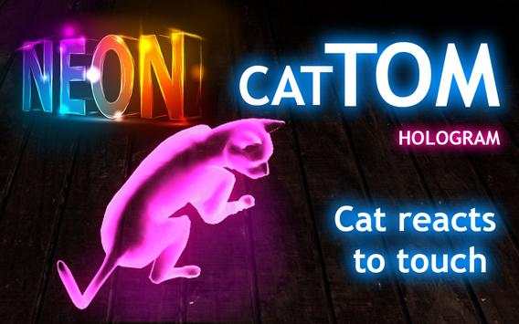 Neon Cat Tom Hologram screenshot 2
