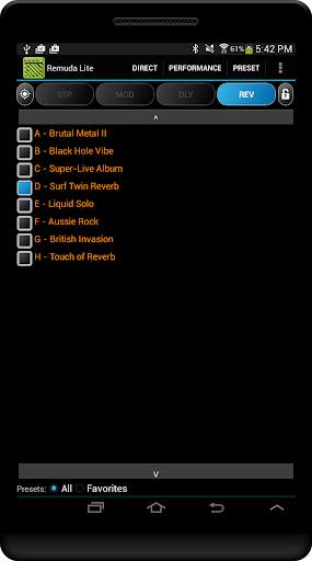 Remuda Lite - USB Guitar Amplifier Control App screenshot 10
