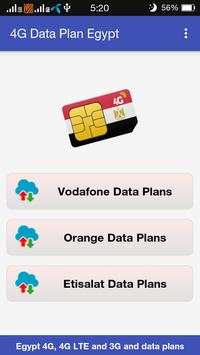 4G Data Plan Egypt screenshot 1