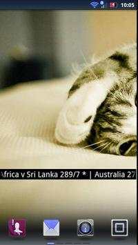 Live Cricket Score Widget screenshot 1