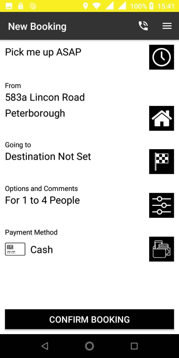 Yellow Carz Peterborough screenshot 2