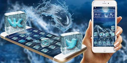 Blue Ice Horse Launcher Theme screenshot 2