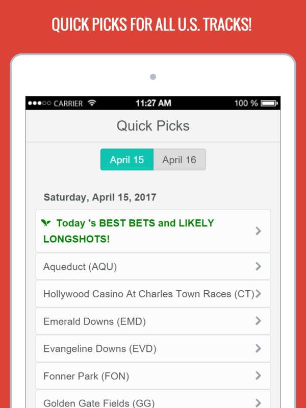 Free Horse Racing Picks & Tips - TVG NYRA Bet Help screenshot 9