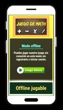 Juego de matemáticas - 2019 screenshot 7
