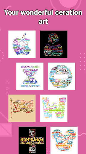 Word Cloud Art Generator screenshot 1