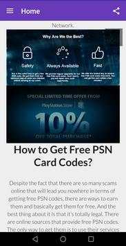 Free Psn Code Free Generator All 3 تصوير الشاشة