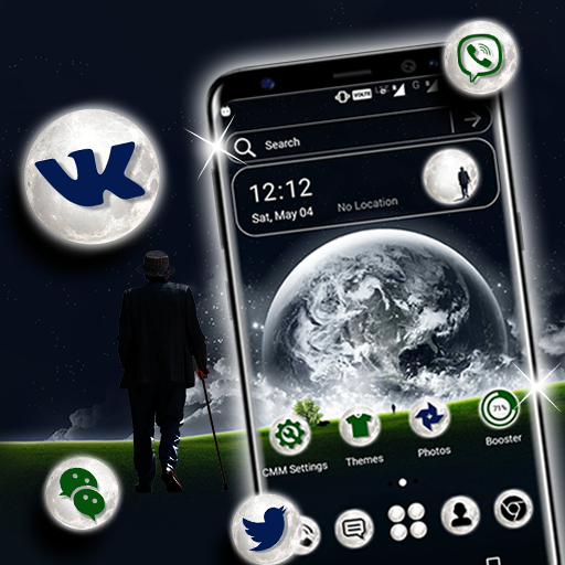 Moon Night Launcher Theme icon
