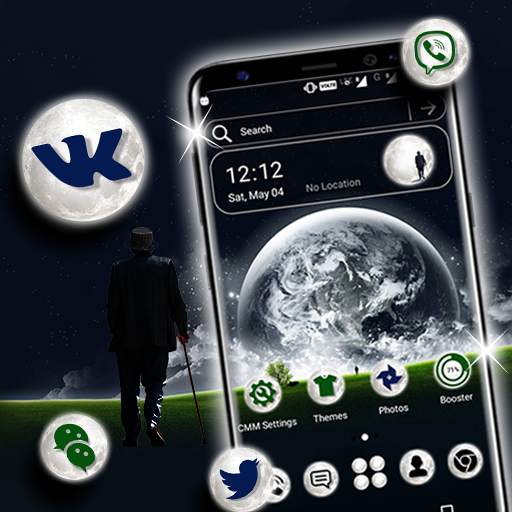 Moon Night Launcher Theme 1.4