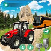 Tractor Pull Bus game - Tractor Hauling Simulator 1.0