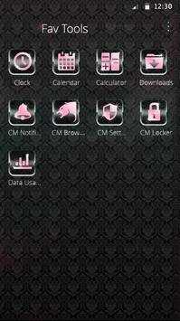 Luxury Pink CM Launcher screenshot 4