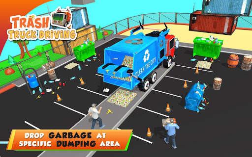 Urban Garbage Truck Driving - Waste Transporter screenshot 18