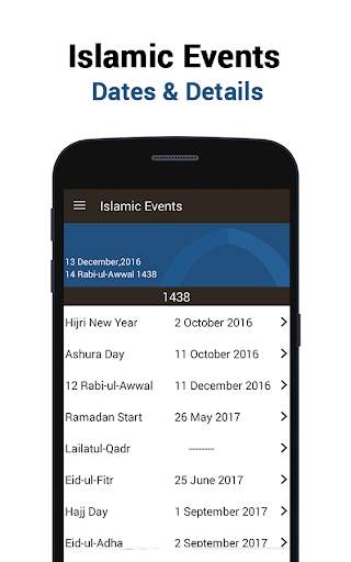 Islamic Hijri Calendar 2020 screenshot 2
