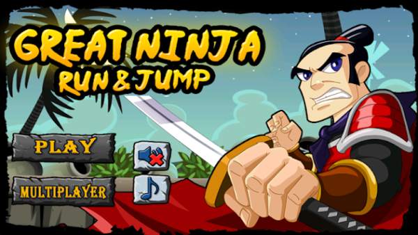 Great NINJA Run & Jump screenshot 1