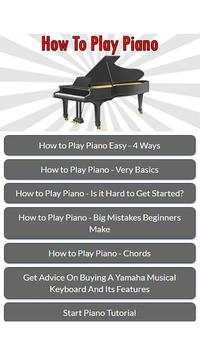 How To Play Piano screenshot 2