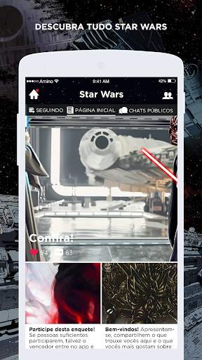 Galáxias Amino para Star Wars Fãs screenshot 2