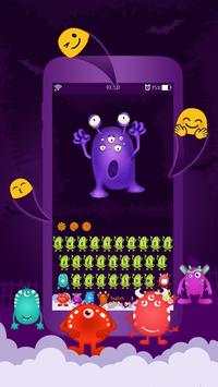 Purple Monster Keyboard Theme screenshot 3
