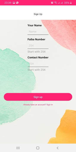 Faiba 4g CompNet selfcare APP screenshot 2