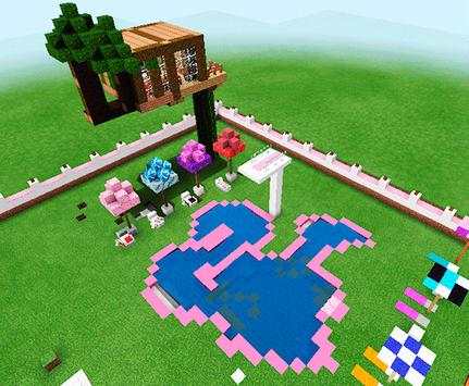 Pink dollhouse games map for MCPE roblox ed. screenshot 6