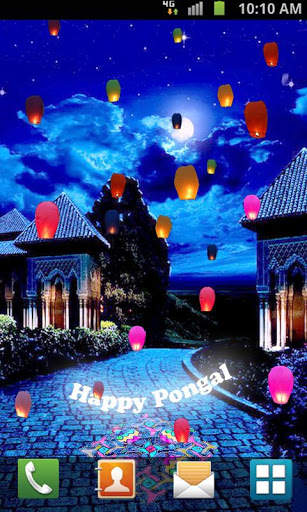 Pongal Night Live Wallpaper screenshot 1