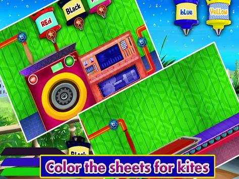 Kite Making Factory Game for Kids screenshot 3