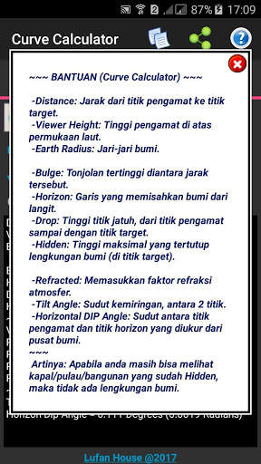 Flat Earth - Curve & Globe Calculator screenshot 7
