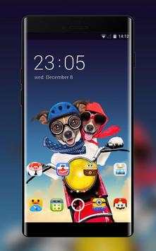 Funny animal theme: Puppy wallpaper screenshot 1