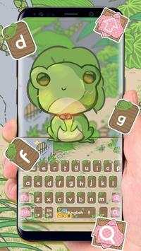 Traveling Frog Keyboard Theme screenshot 1