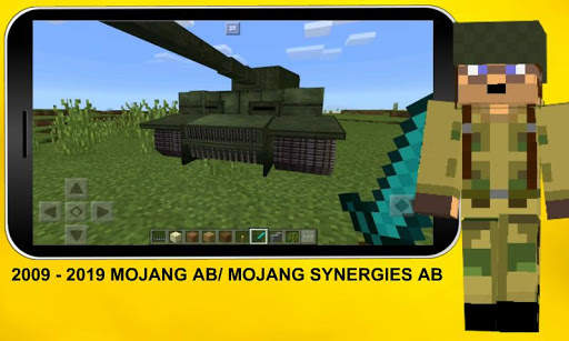 Addon War Tank for Minecraft 1 تصوير الشاشة