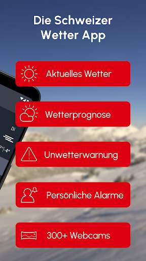 Wetter Alarm Schweiz - Meteo screenshot 2