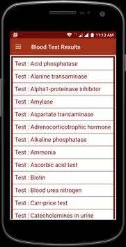 Blood Test Results screenshot 5