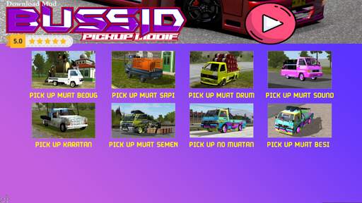 Mod Bussid Pick Up Terpal screenshot 3
