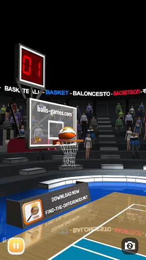 Basketball 3D Shooting Contest, real free shootout screenshot 2