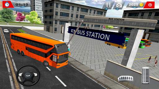 City Bus Public Transport Driving Simulator 3D screenshot 5