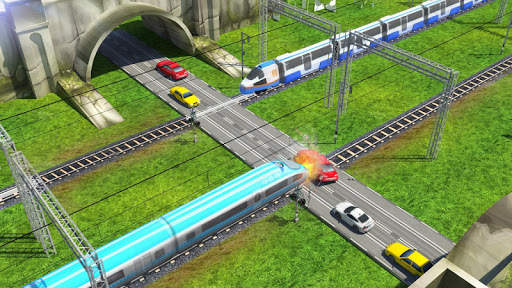 Euro Train Racing Game 2017- Multiplayer screenshot 3