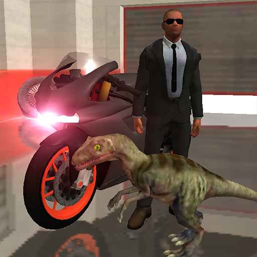 Motorcycle Driving: Dino Rush icon