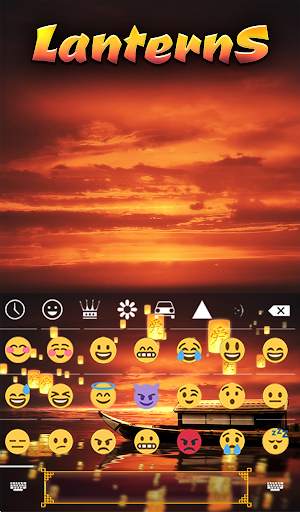Lanterns Animated Keyboard   Live Wallpaper screenshot 4