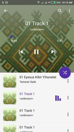 YT Music player screenshot 2
