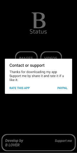 B Status screenshot 2