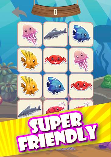 Memory game - Ocean fish screenshot 3