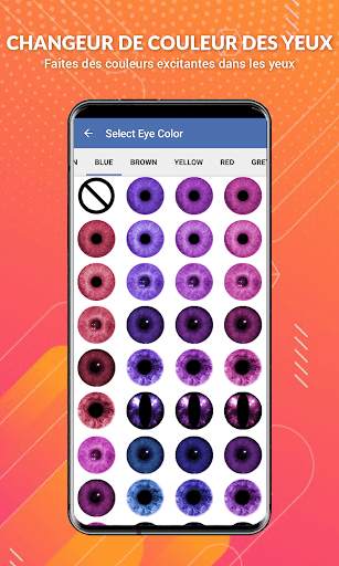 Changeur de couleur des yeux screenshot 1