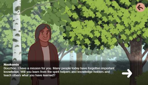 Growing Up Ojibwe: The Game screenshot 1