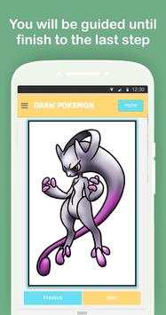 How to Draw Pokemon Step by Step Offline screenshot 4