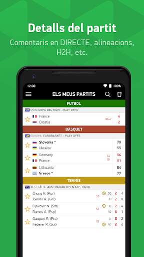 FlashScore Catalunya screenshot 5