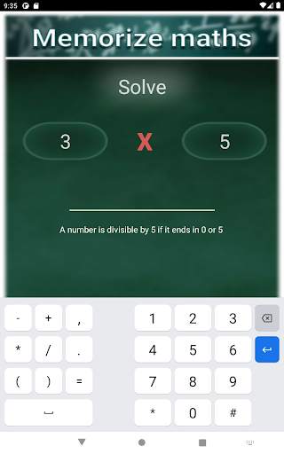 Memoriza matemáticas - Módulo de multiplicación screenshot 5