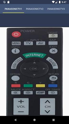 Remote Control for Panasonic T screenshot 2