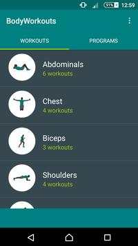 Body Workout At Home screenshot 1