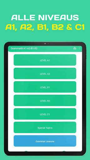 Deutsch Lernen A1-A2-B1-B2 Gratis Grammatik Übung screenshot 10